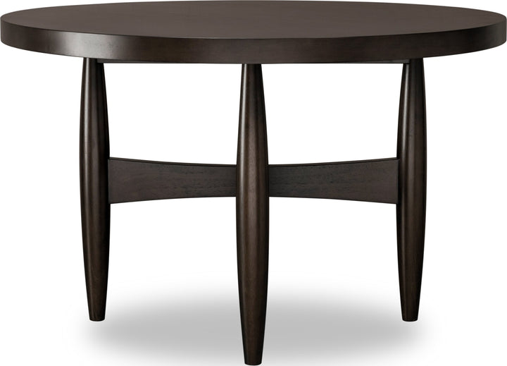 Koko Round Acacia Wood Dining Table in Minx – view 3
