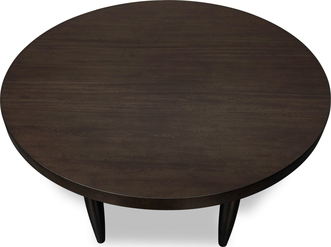 Koko Round Acacia Wood Dining Table in Minx – view 5