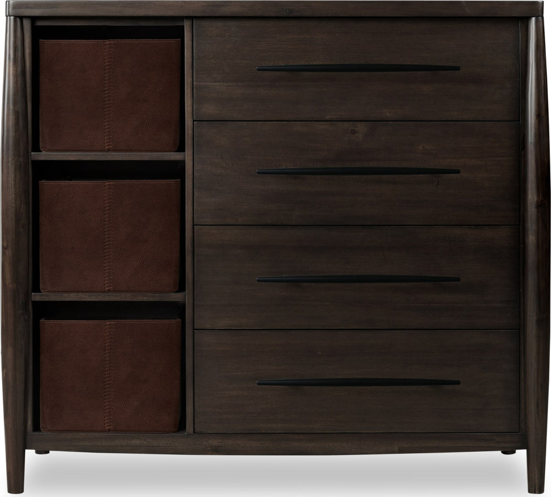 Koko Sweater Chest with Storage Bins in Minx – view 2