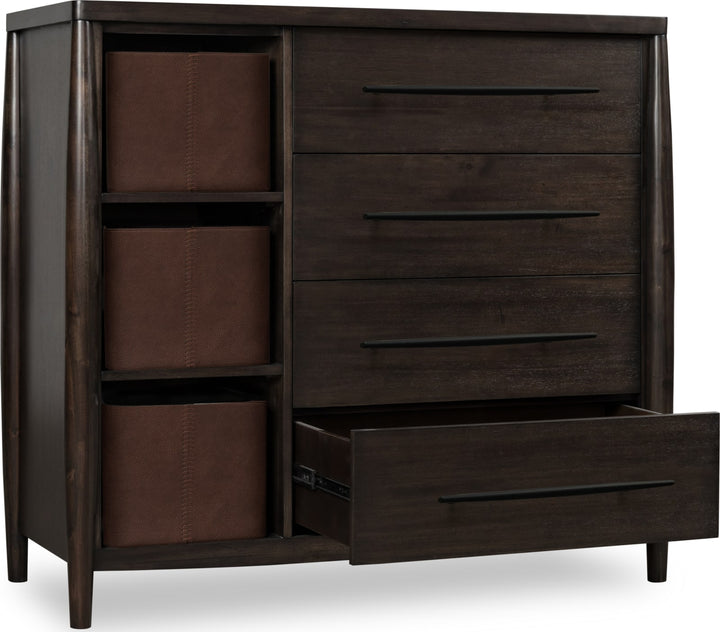 Koko Sweater Chest with Storage Bins in Minx – view 4