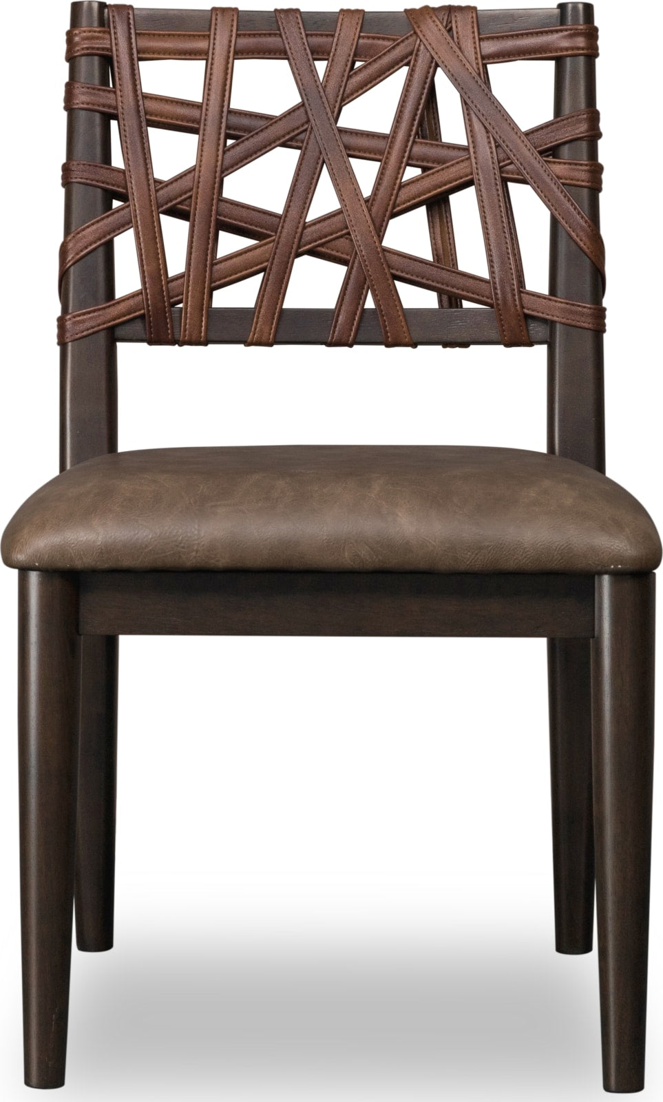 Koko Synthetic Leather Dining Chair in Minx – view 2