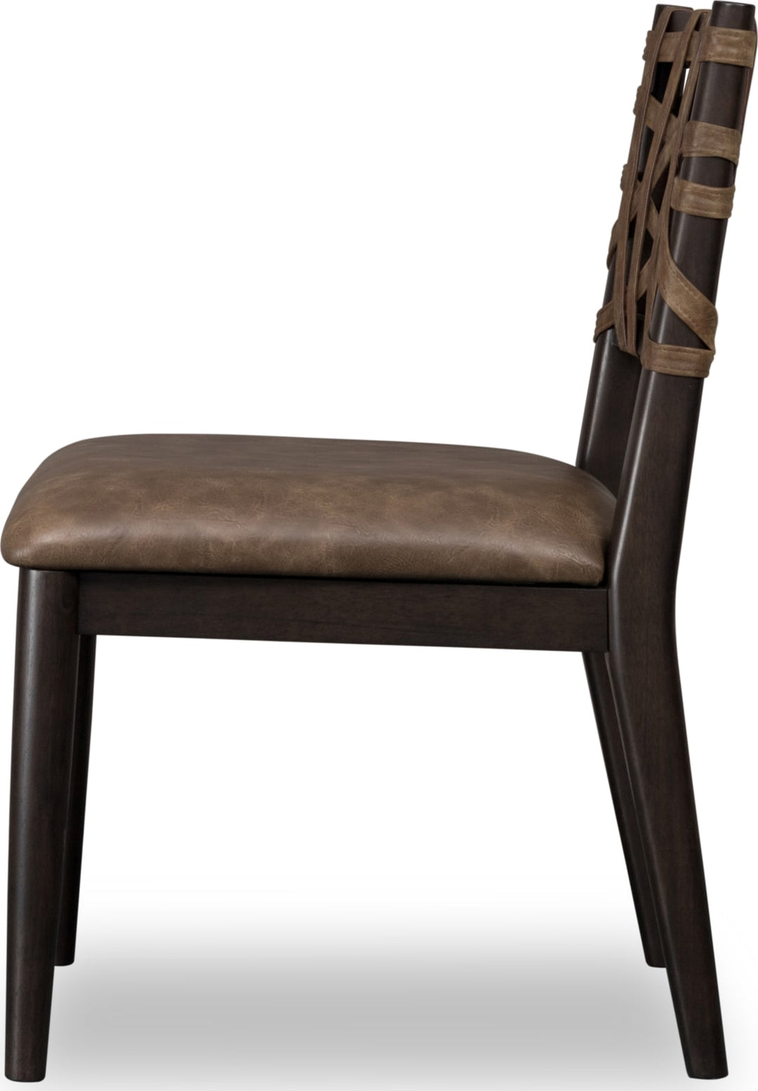 Koko Synthetic Leather Dining Chair in Minx – view 4