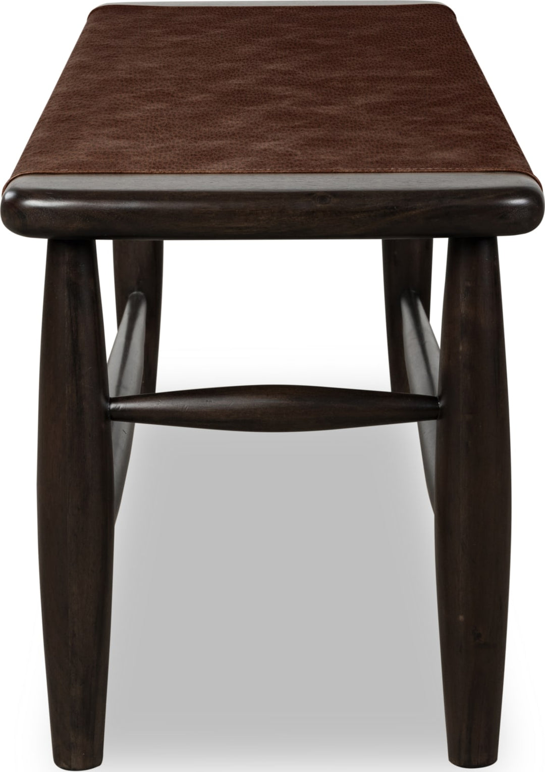 Koko Upholstered Bench in Minx – view 4