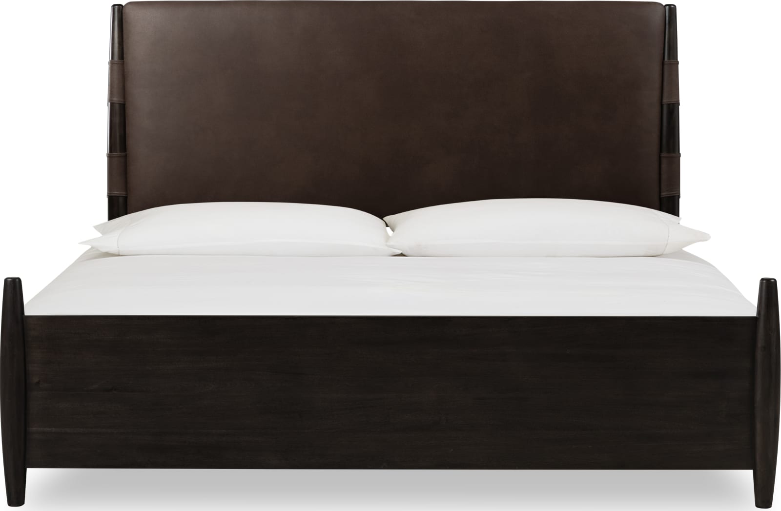 Koko California King-size Upholstered Panel Bed in Minx – view 2