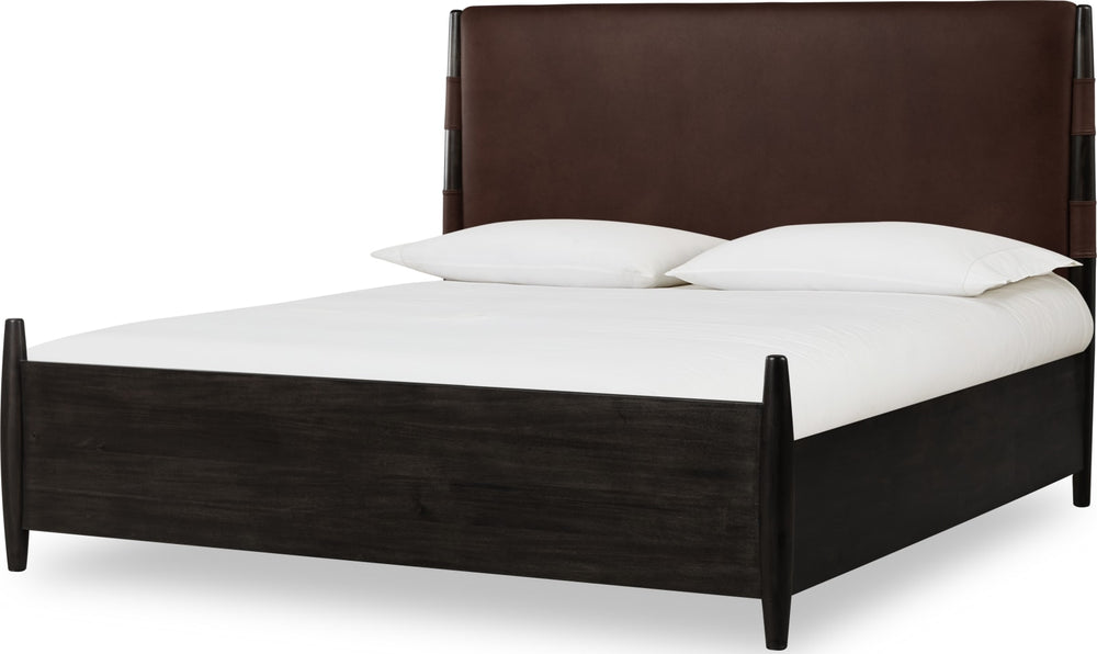 Koko King-size Upholstered Panel Bed in Minx – view 3