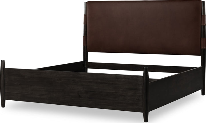 Koko California King-size Upholstered Panel Bed in Minx – view 6