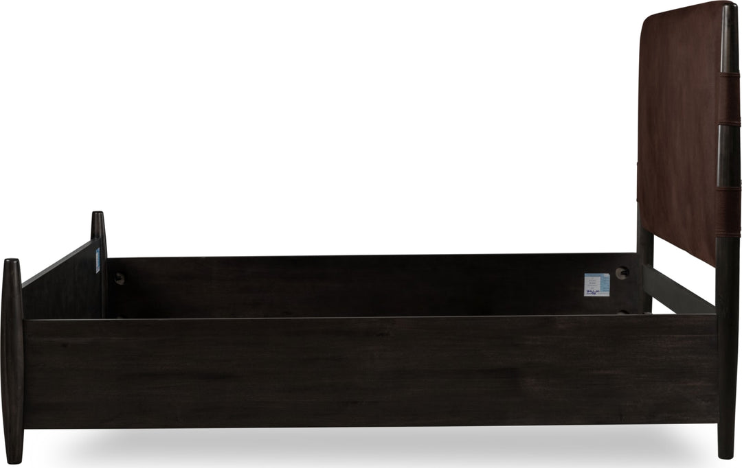 Koko California King-size Upholstered Panel Bed in Minx – view 7