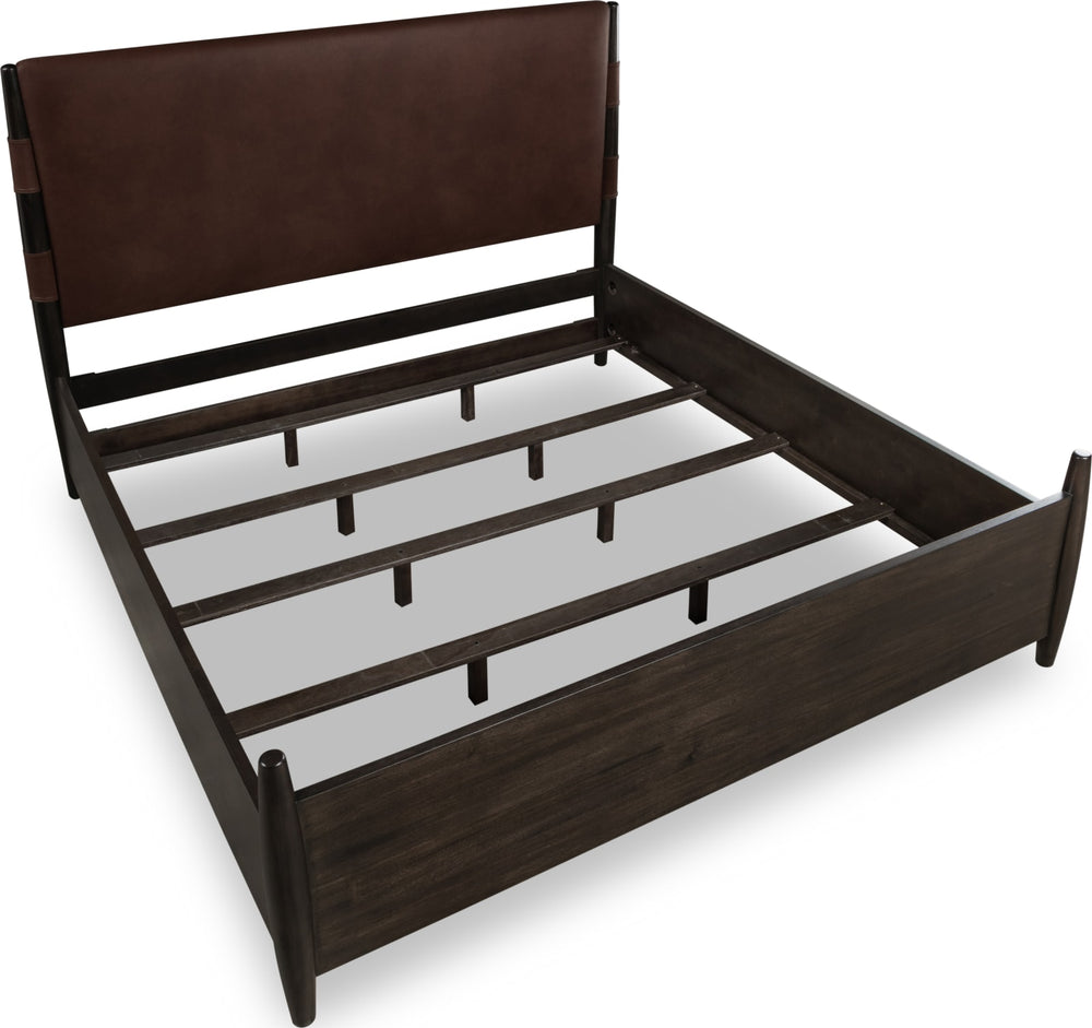 Koko King-size Upholstered Panel Bed in Minx – view 8