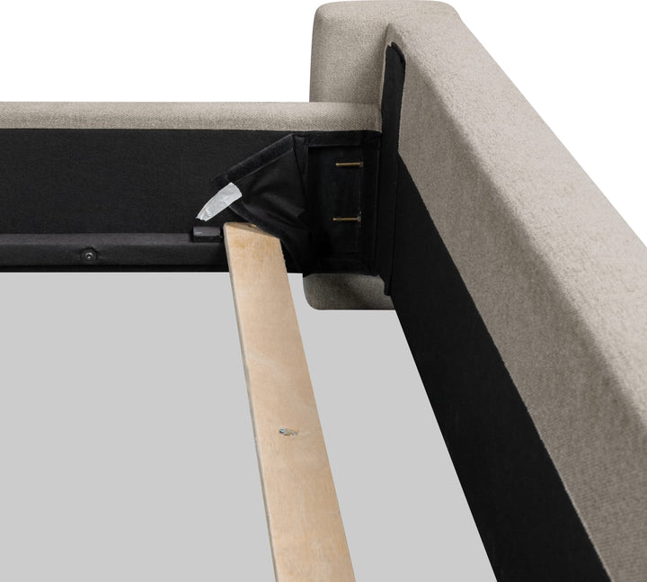Langford Uph QN Bed - Moondust – view 10