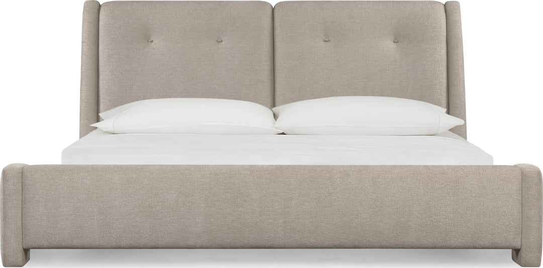 Langford Uph QN Bed - Moondust – view 2