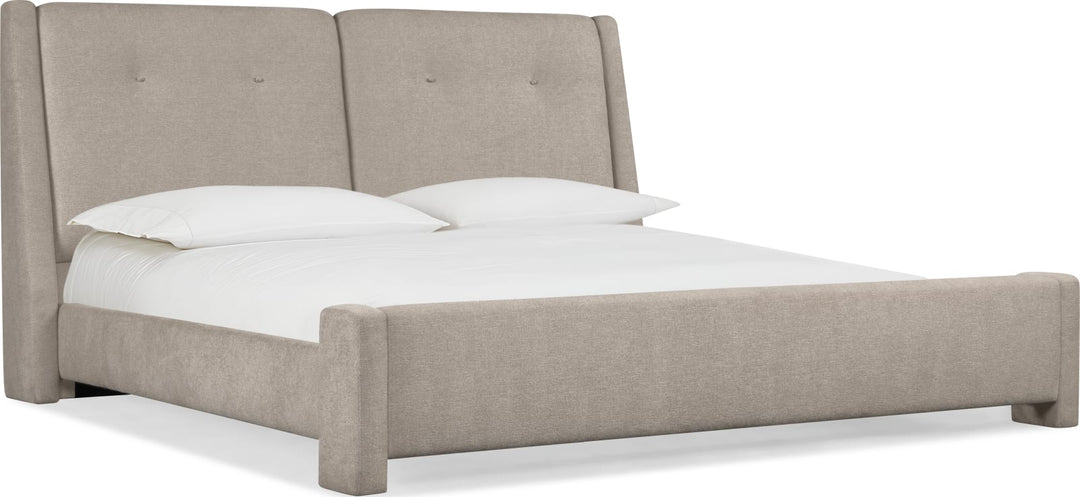 Langford Uph QN Bed - Moondust – view 3