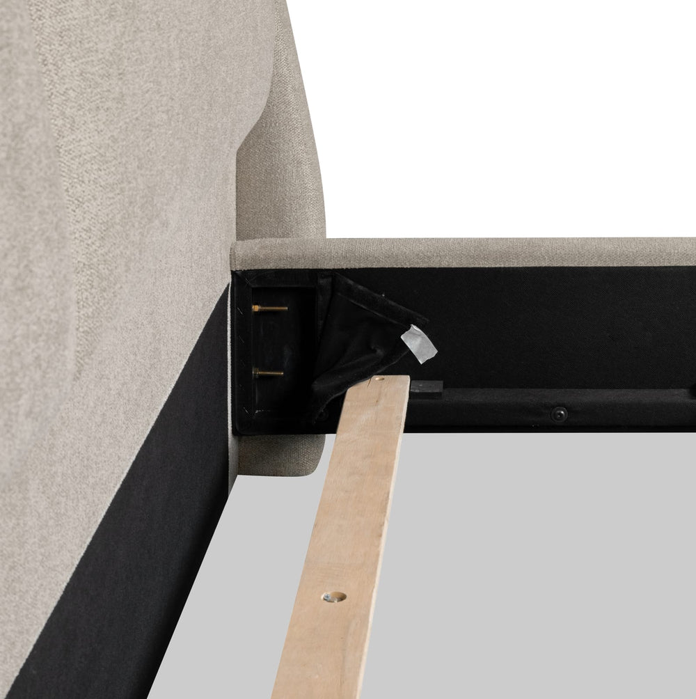 Langford Uph QN Bed - Moondust – view 9