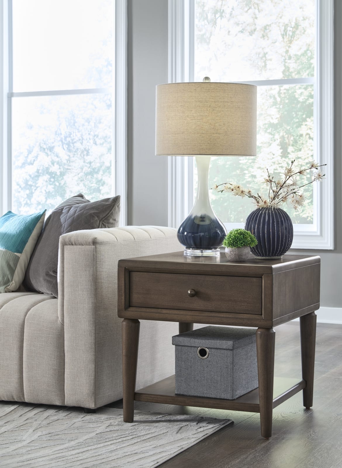 Langley End Table - Aut Forest