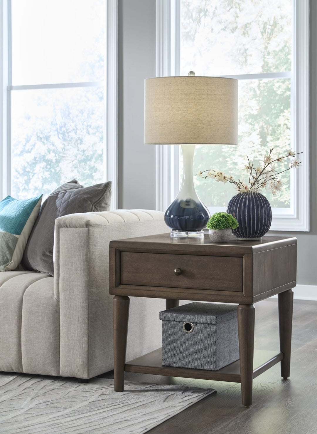 Langley End Table - Aut Forest