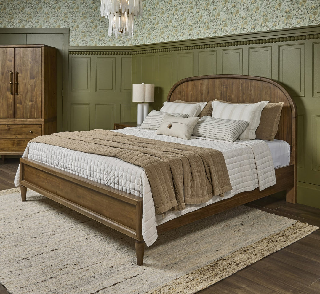 Langley Wd KG Bed - Aut Forest