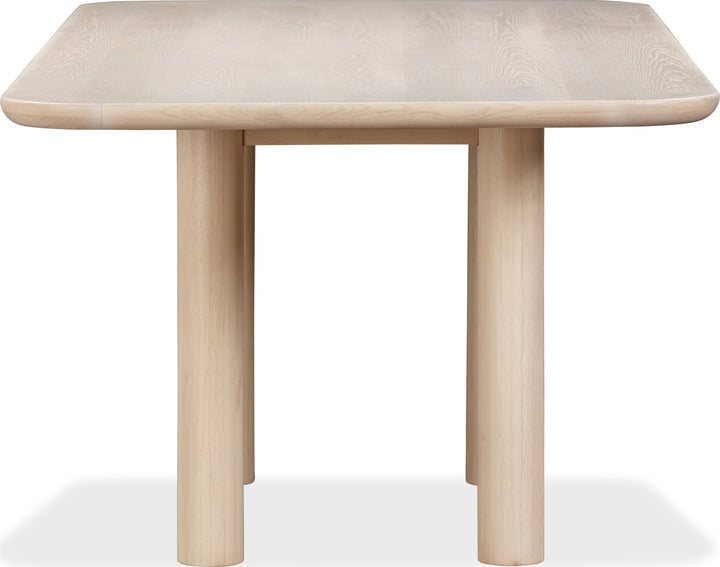 Liv Ash Wood Rectangular Dining Table in White Sand – view 8