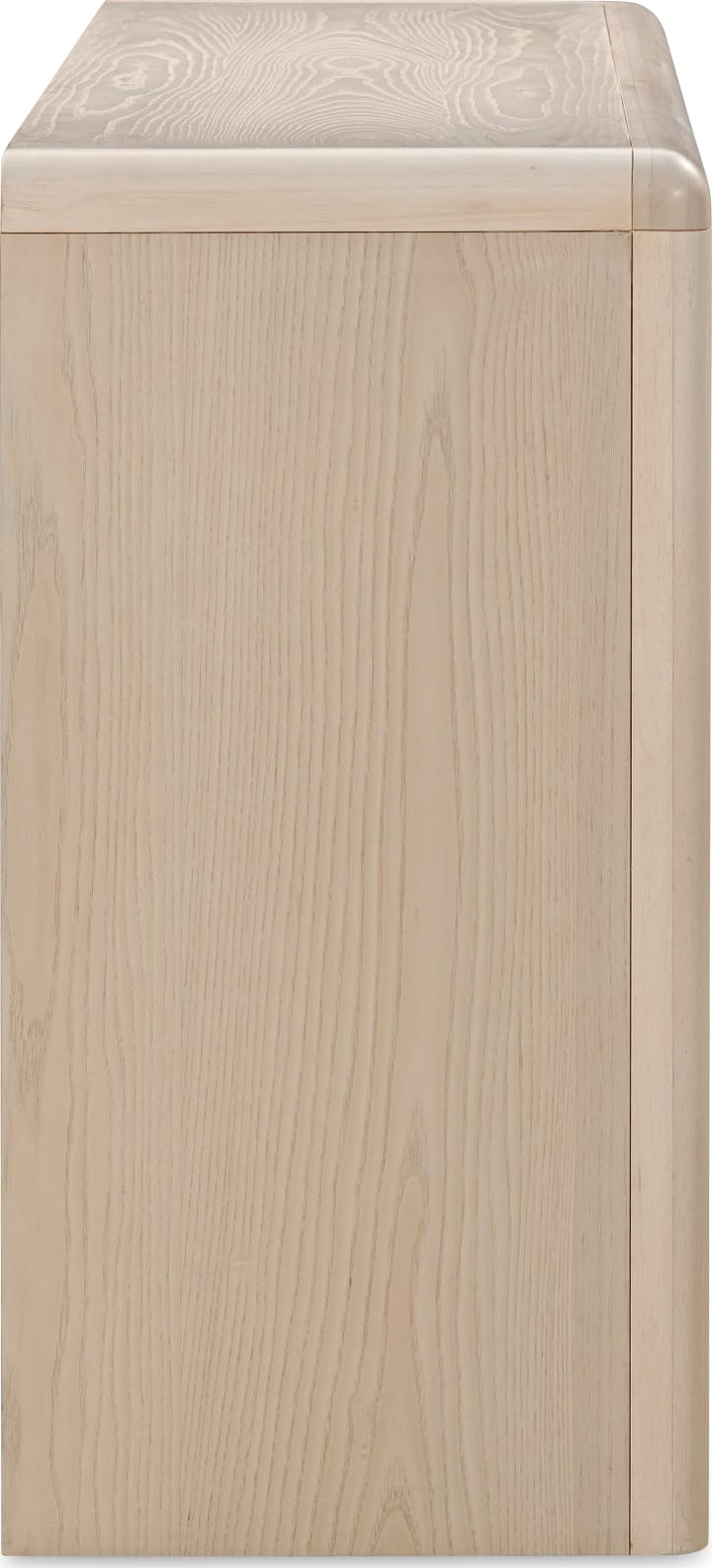 Liv Four Door Ash Wood Sideboard in White Sand – view 6