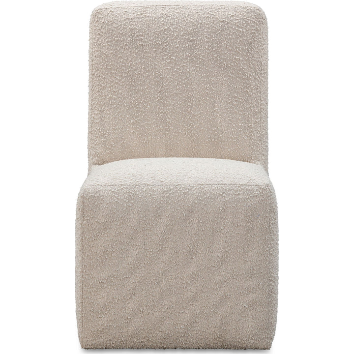 Liv Fully Upholstered Dining Chair in Brun Boucle (Set of 2)