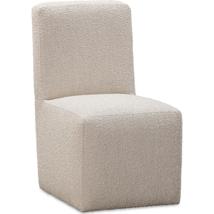 Liv Fully Upholstered Dining Chair in Brun Boucle (Set of 2)