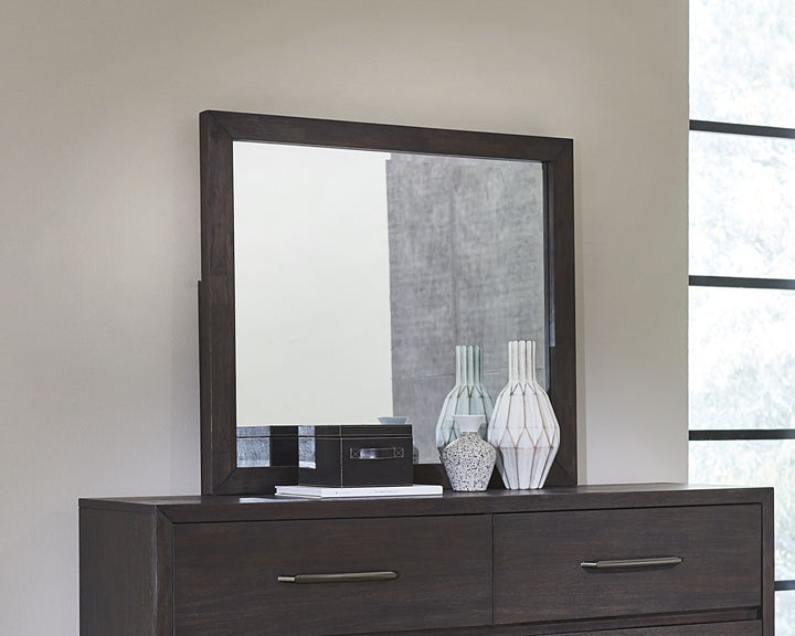 Lucerne Mirror in Vintage Coffee – view 3