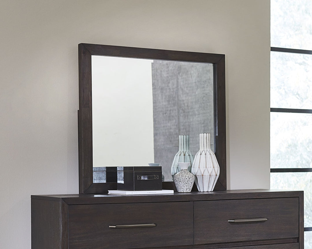 Lucerne Mirror in Vintage Coffee – view 3