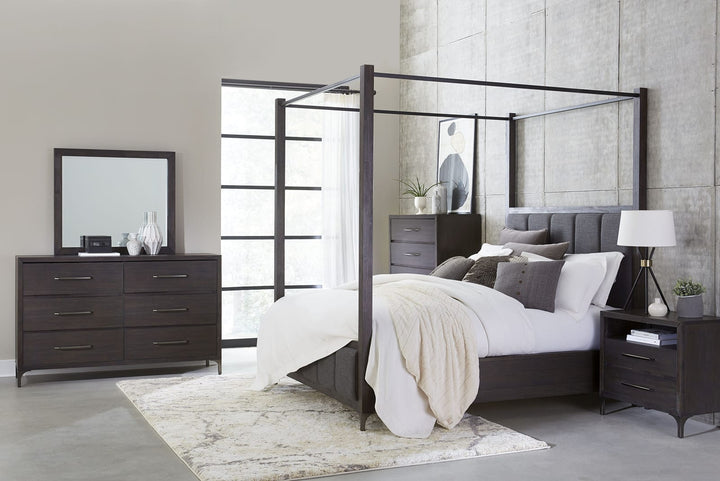 Lucerne Mirror in Vintage Coffee – view 7