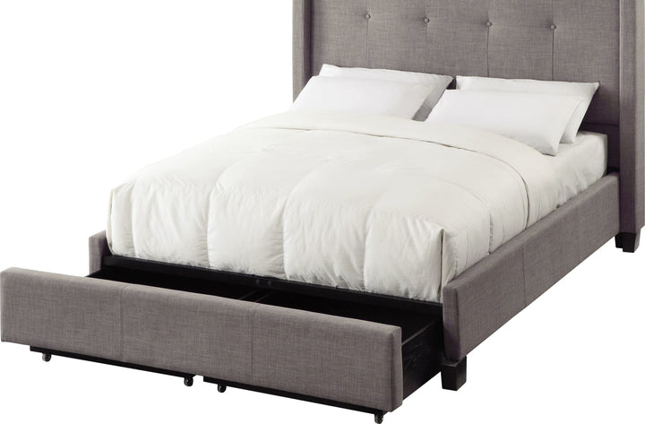 Madeleine Full-size Wingback Platform Storage Bed – view 6