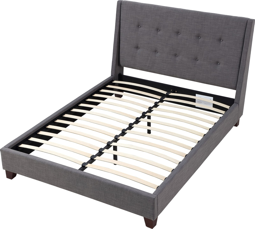 Madera Full-size Upholstered Platform Bed in Dark Charcoal – view 5