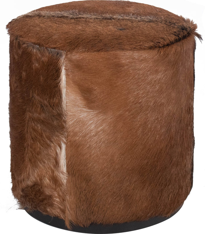 Matola Small Rd Ottoman - Acrn – view 2