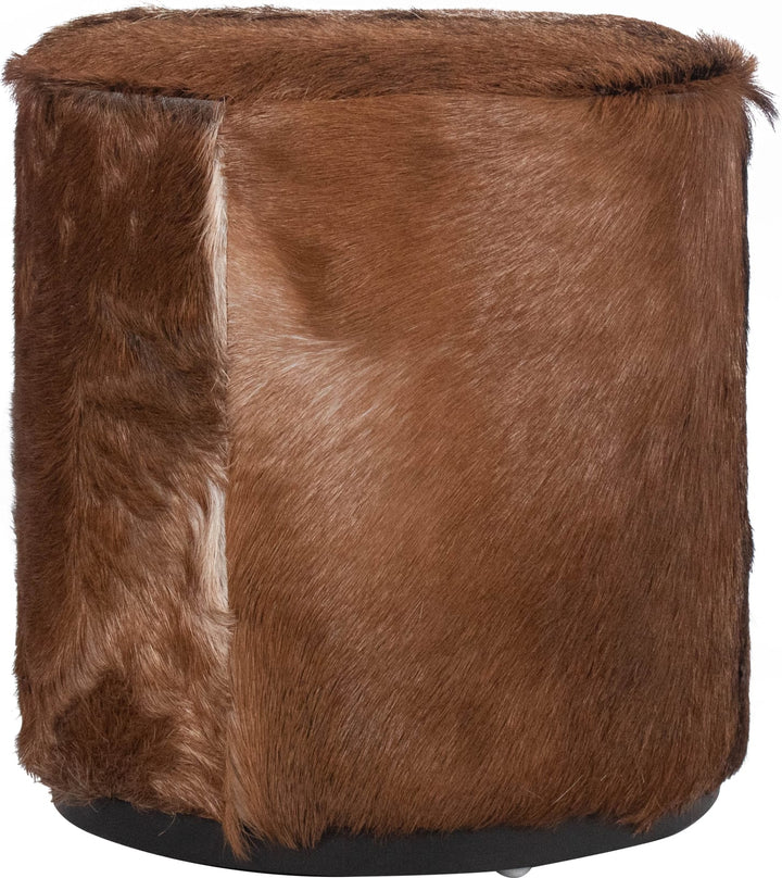 Matola Small Rd Ottoman - Acrn – view 3
