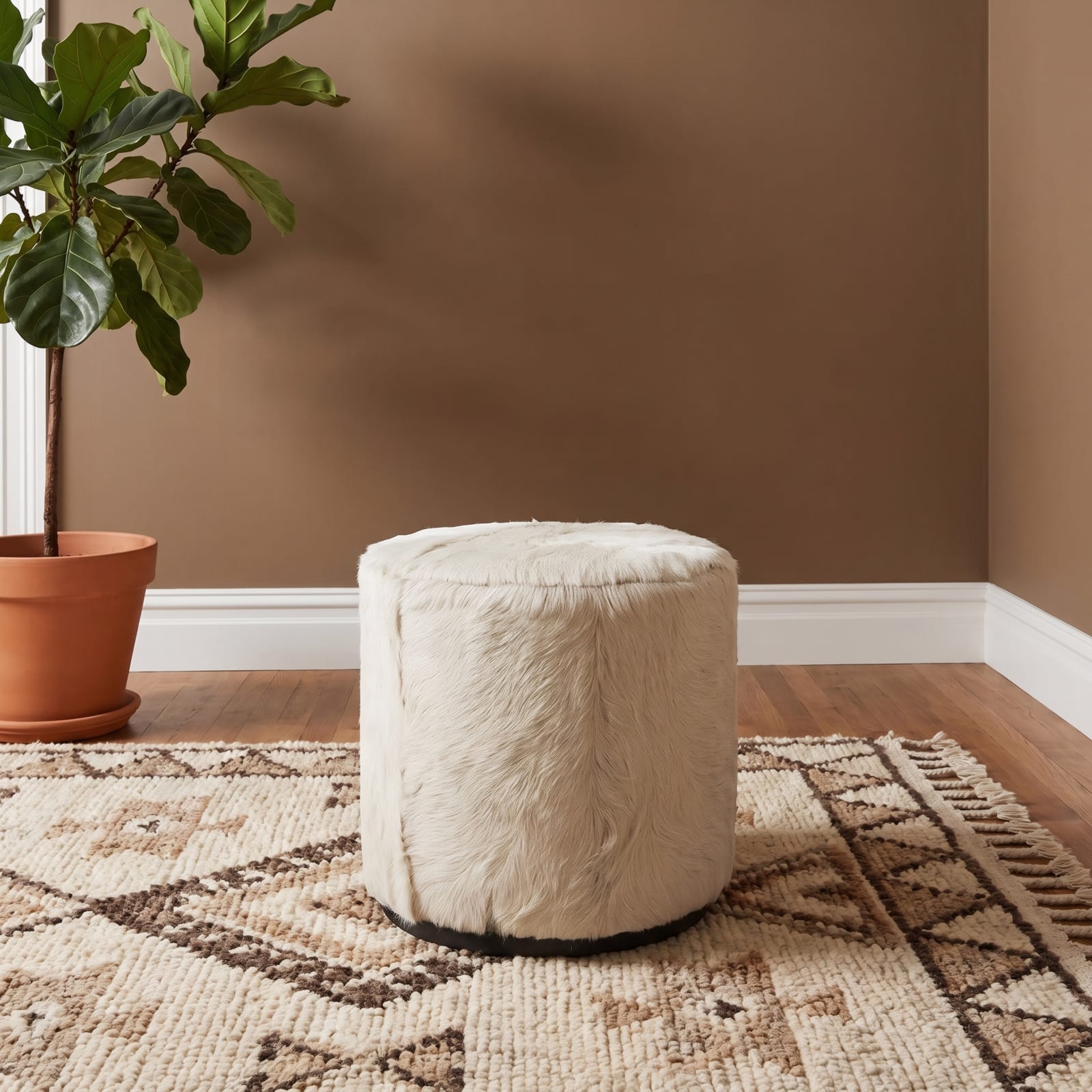 Matola Small Rd Ottoman - Mcdm