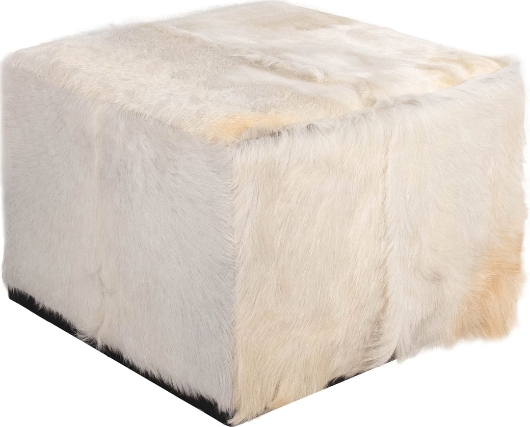 Matola Sq Ottoman - Macadamia – view 2