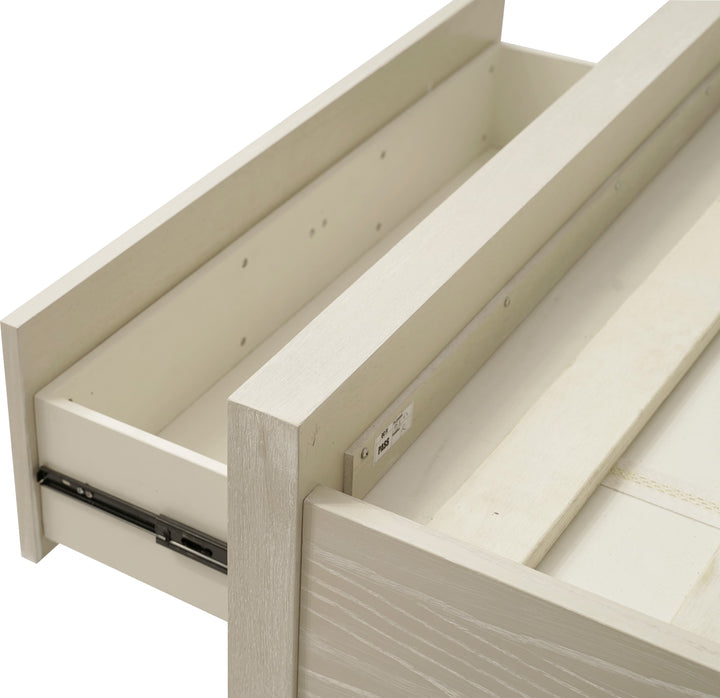 Maxime California King-size Two Drawer Footboard Storage Bed In Ash – view 8