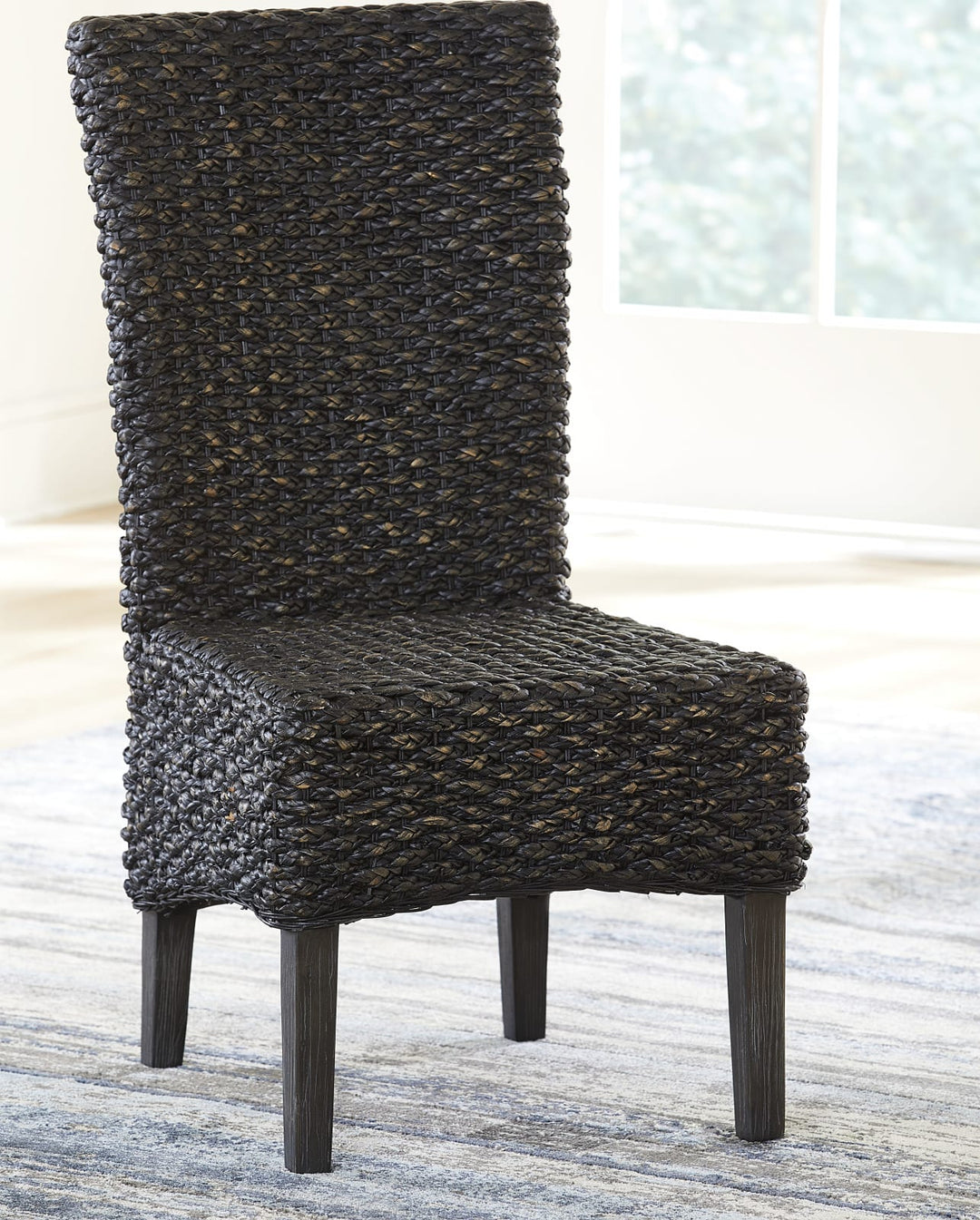 Meadow Chair Water Hyacinth in Graphite