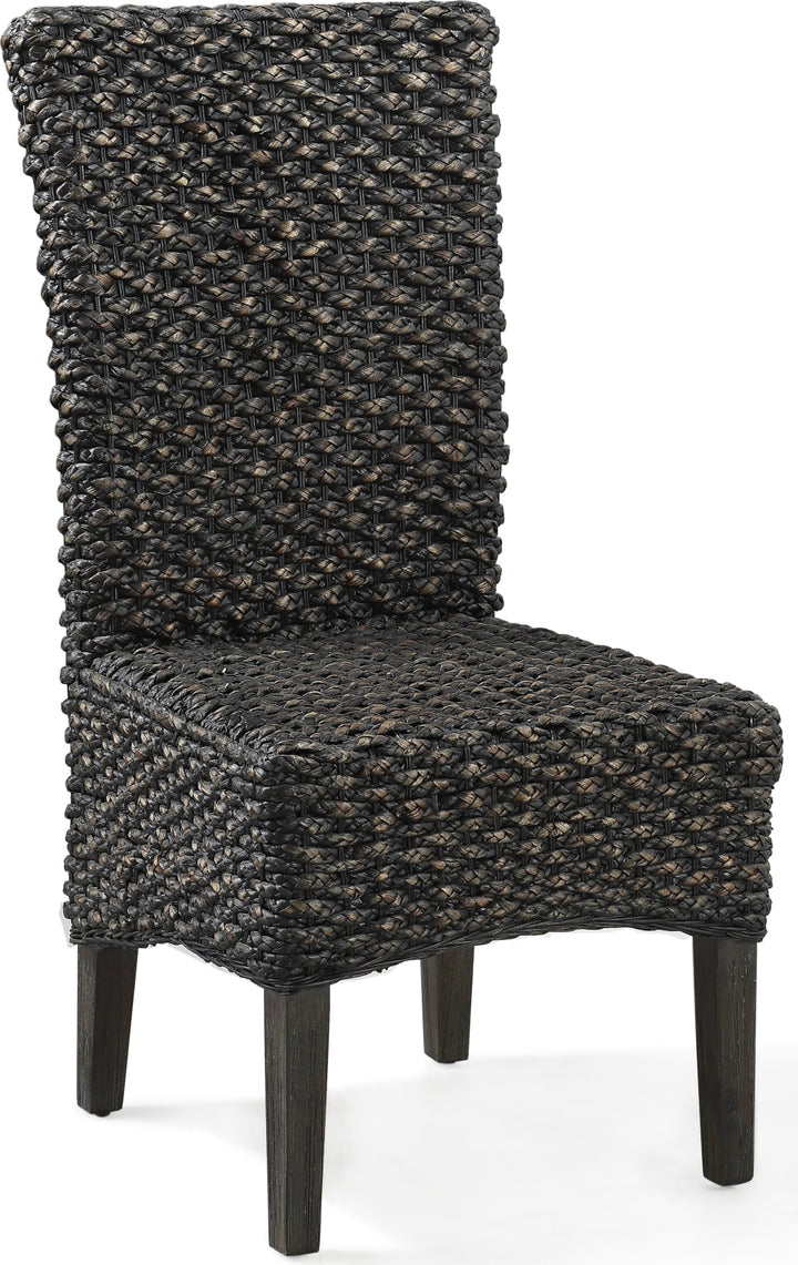 Meadow Chair Water Hyacinth in Graphite – view 2