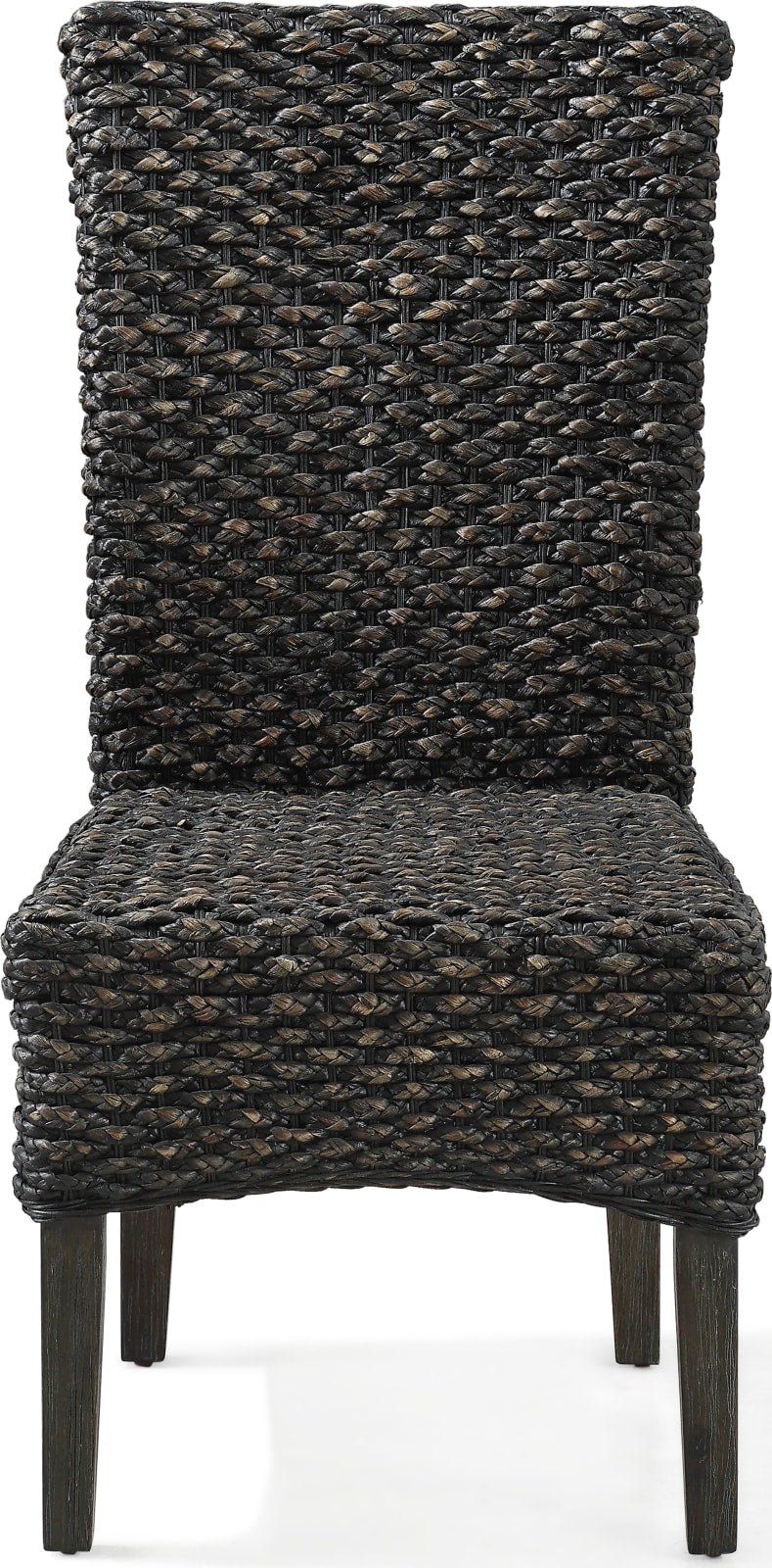 Meadow Chair Water Hyacinth in Graphite – view 3