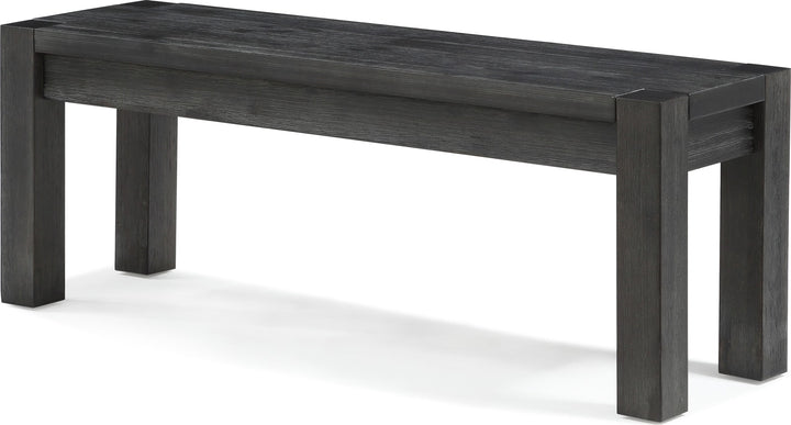 Meadow Solid Wood Bench in Graphite – view 3