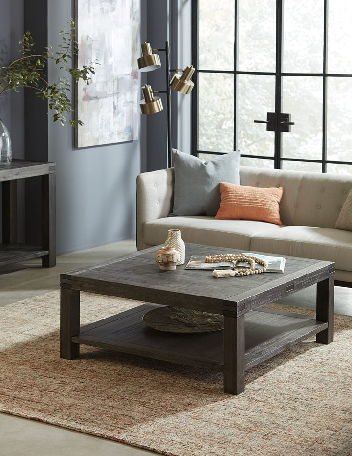 Meadow Solid Wood Coffee Table in Graphite
