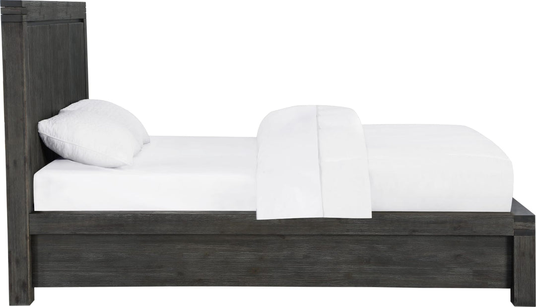 Meadow King-Size Solid Wood Storage Bed in Graphite – view 5