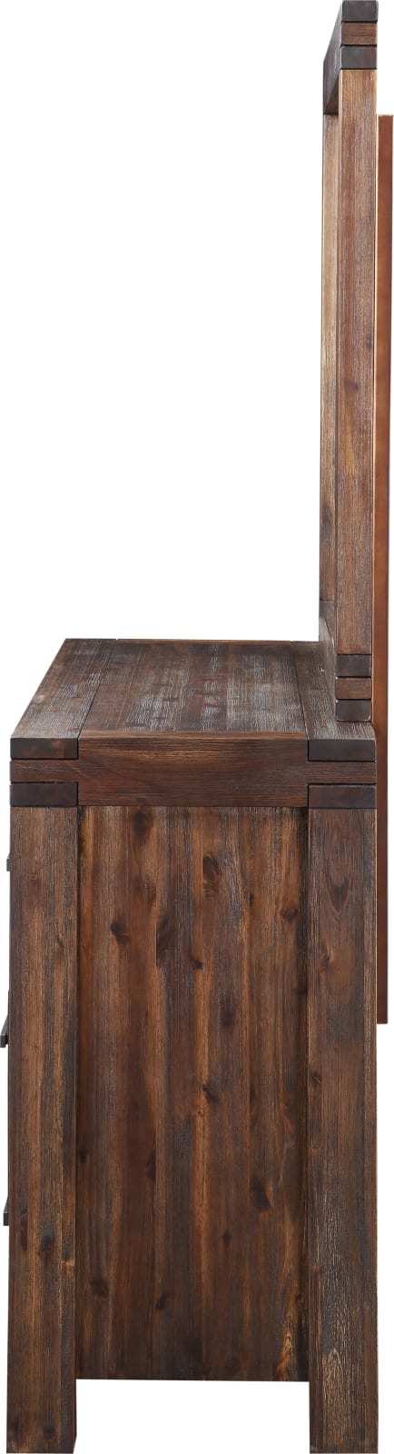 Meadow Solid Wood Mirror in Brick Brown – view 7