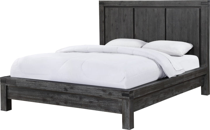Meadow Queen-Size Solid Wood Platform Bed in Graphite – view 4
