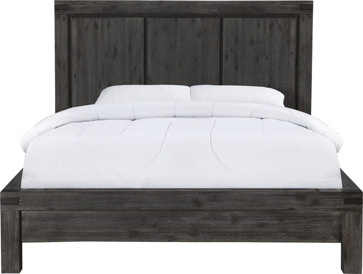 Meadow King-Size Solid Wood Platform Bed in Graphite – view 5