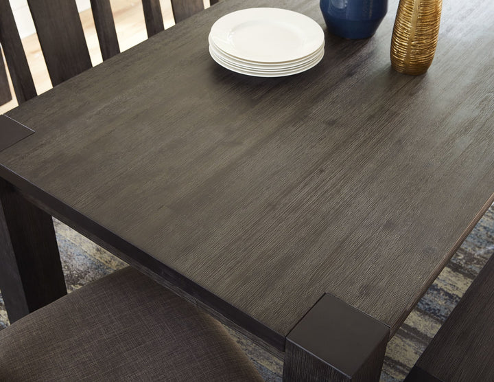 Meadow Solid Wood Rectangle Table in Graphite – view 4