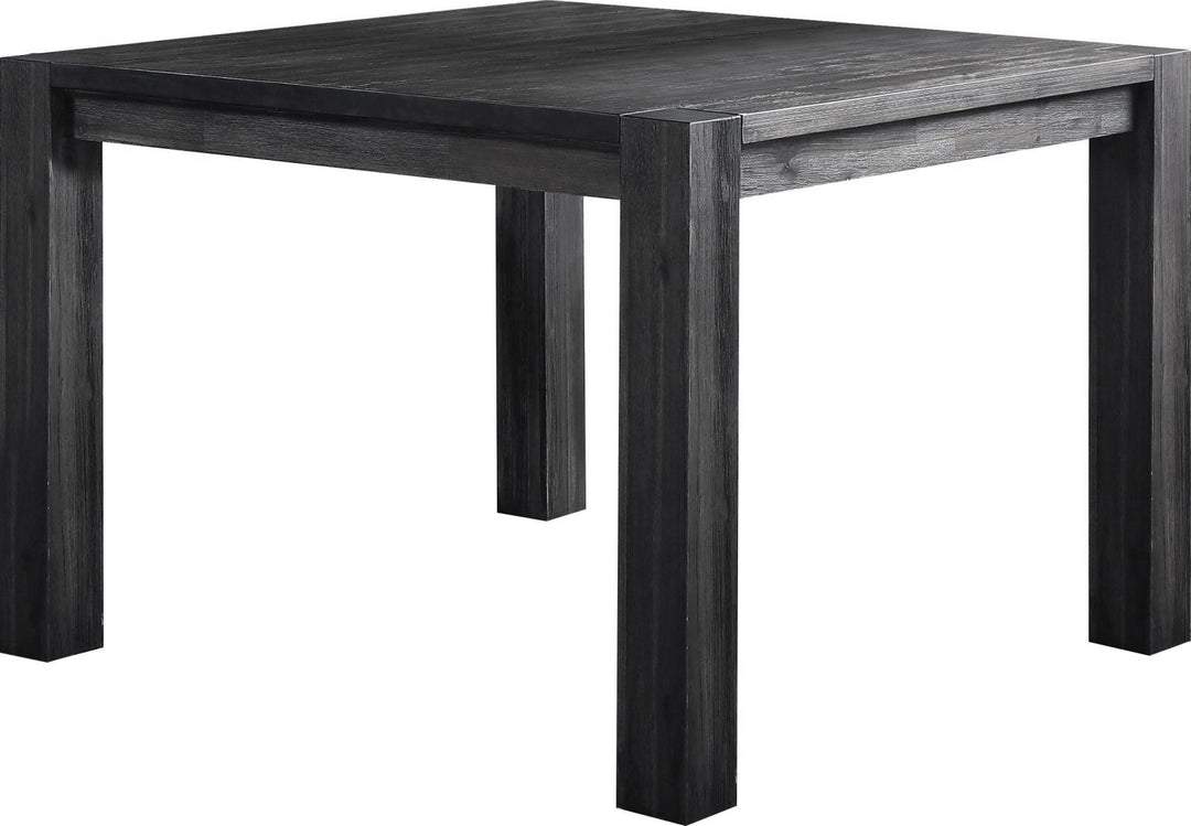 Meadow Solid Wood Square Counter Table in Graphite – view 4