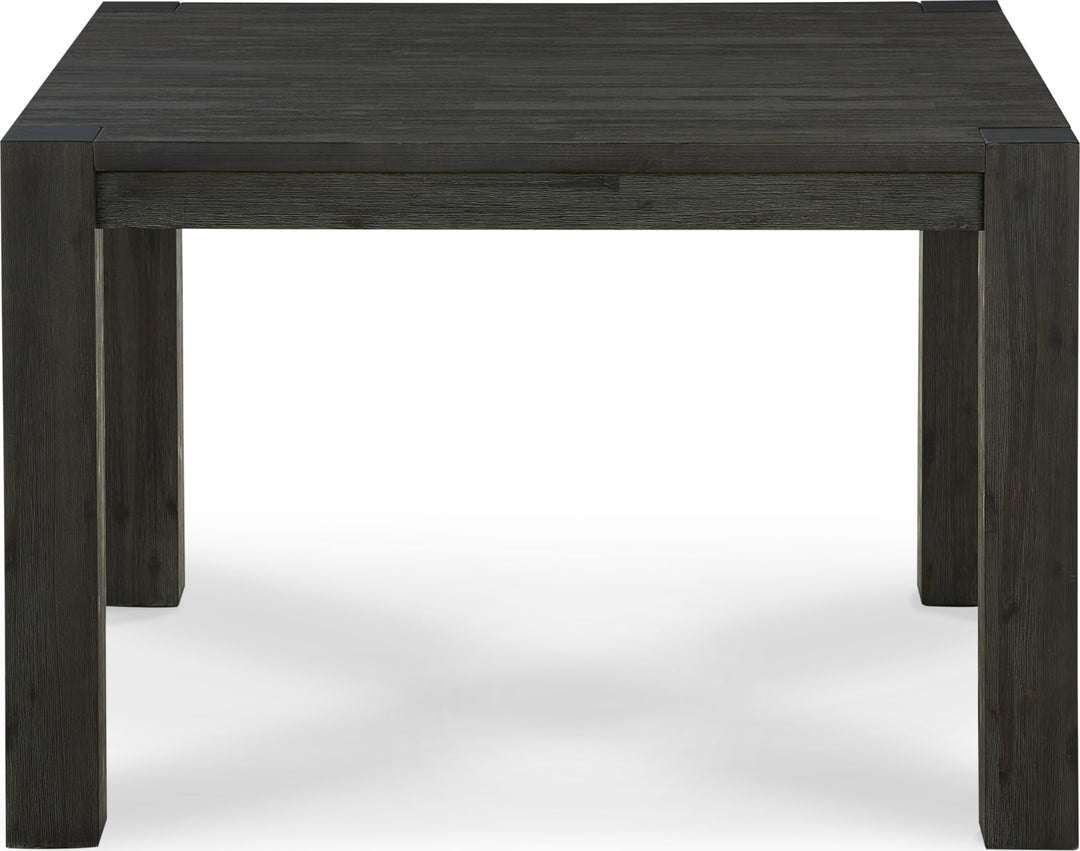 Meadow Solid Wood Square Counter Table in Graphite – view 5