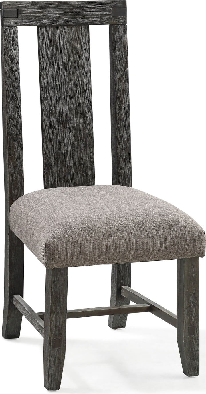 Meadow Solid Wood Uphostered Panel-Back Chair – view 5