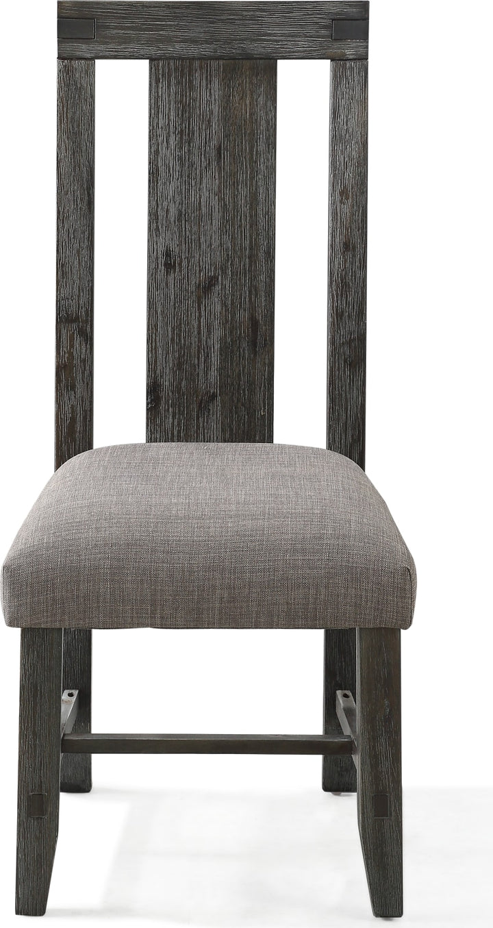 Meadow Solid Wood Uphostered Panel-Back Chair – view 6