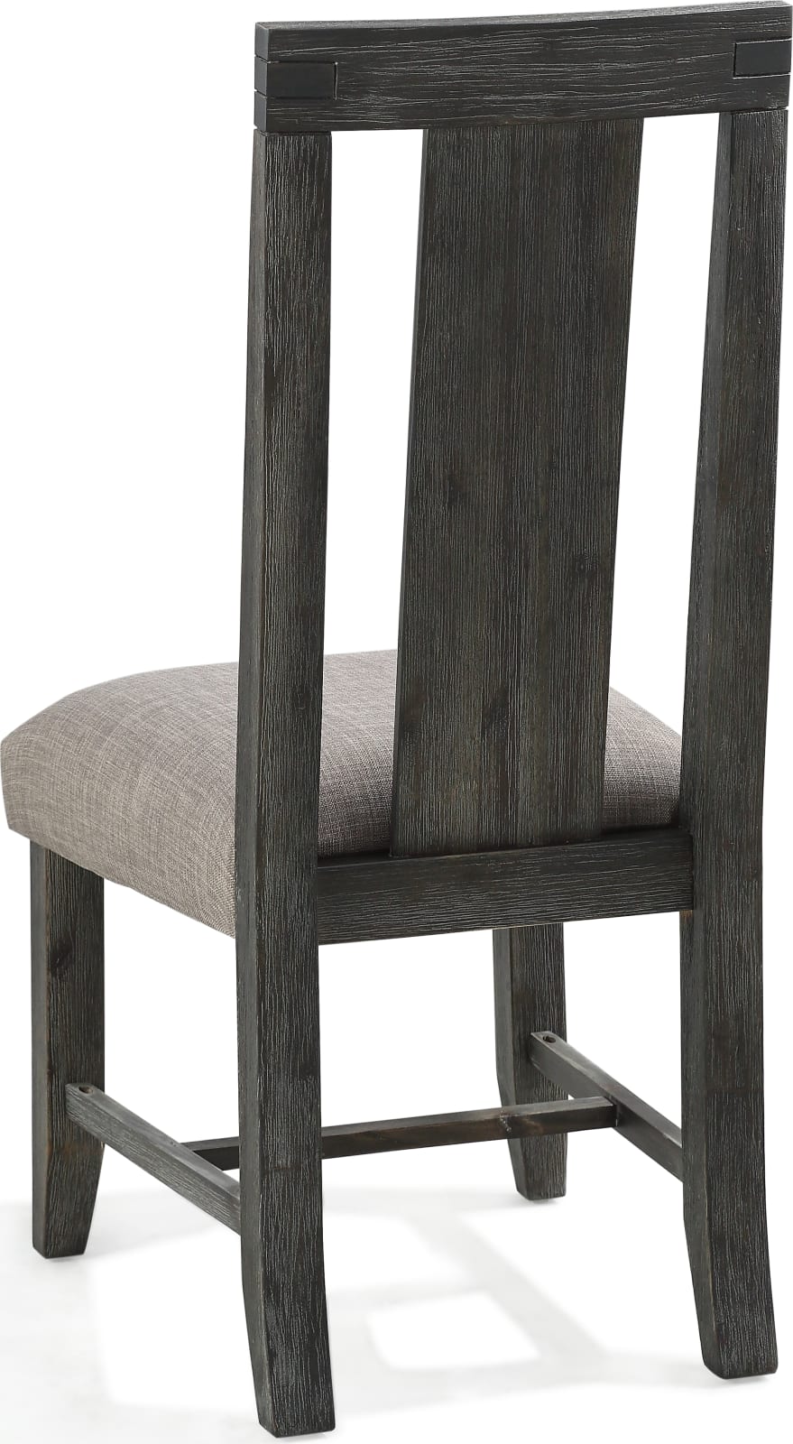 Meadow Solid Wood Uphostered Panel-Back Chair – view 8