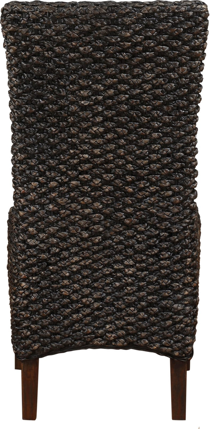Meadow Wicker Dining Chair in Brick Brown – view 8