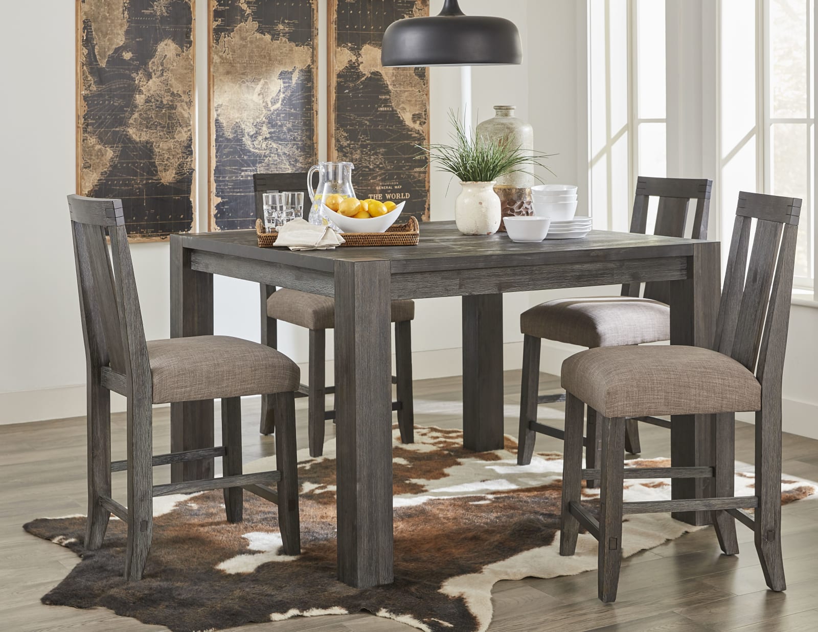 Meadow (Graphite) Meadow Counter Stool in Graphite – view 2